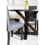 Roundhill Furniture Mytzi 5-Piece Dining Set: Cross-Buck Table with 4 Elegant Chairs - image 23
