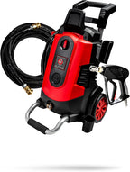 Electric Pressure Washer 2.0, Powerful 1.4 GPM 2000 PSI Car Pressure Washer Sprayer, Snub Nose & Tip Attachment, Use,Car Soap, Patio Boat RV Motorcycle Car Garage Deck Adam's Polishes - image 1
