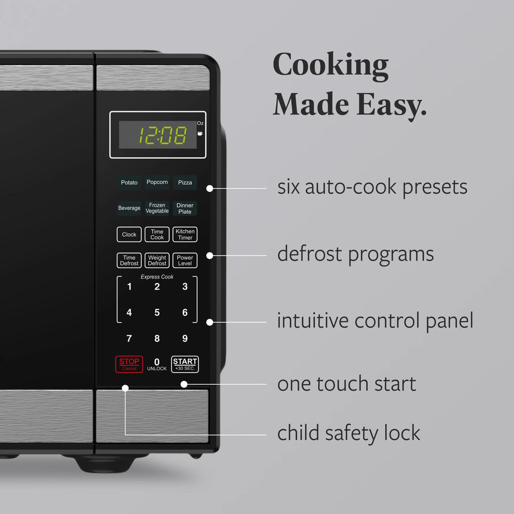 Farberware FMGZ09BKA 0.9 Cu. Ft. Microwave Oven, 900W, Digital Control, LED Display, 6 Cooking Presets, Black - image 51
