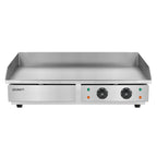 Devanti 73cm Commercial Electric Griddle BBQ Grill Plate 4400W Silver - image 3