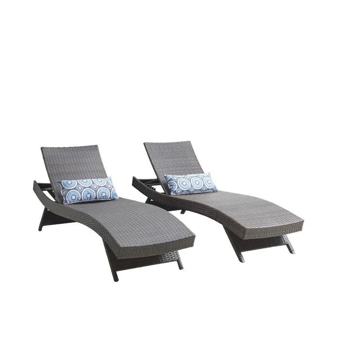All Weather Wicker Chaise Lounge - Set of 2 - image 11