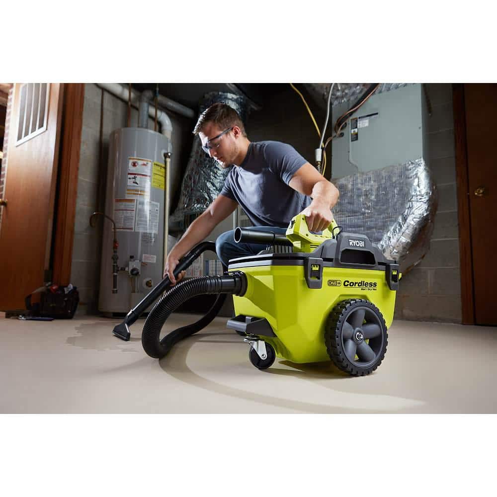 18V Cordless 6-Gallon Wet/Dry Vacuum Kit with Battery and Charger, P770KN - image 8