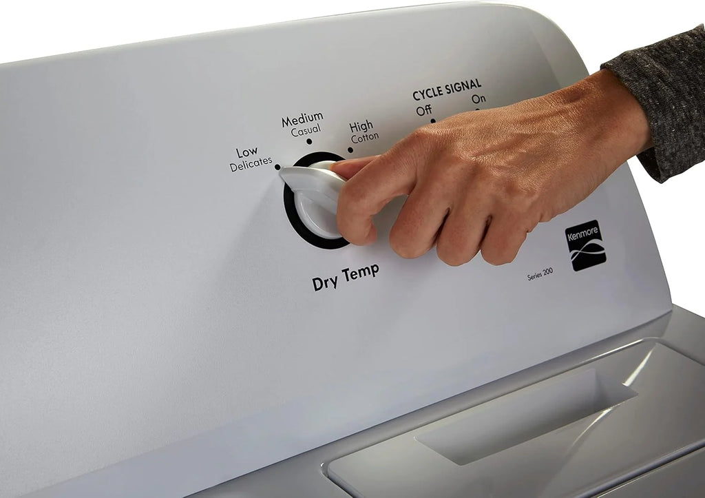 Kenmore 29′′ Front Load Electric Dryer with Wrinkle Guard and 7.0 Cubic Ft. Total Capacity, White - image 3