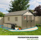 Lifespan 11 x 18.5 feet. Outdoor Storage Shed, 11 x 18.5, Desert Sand - image 5