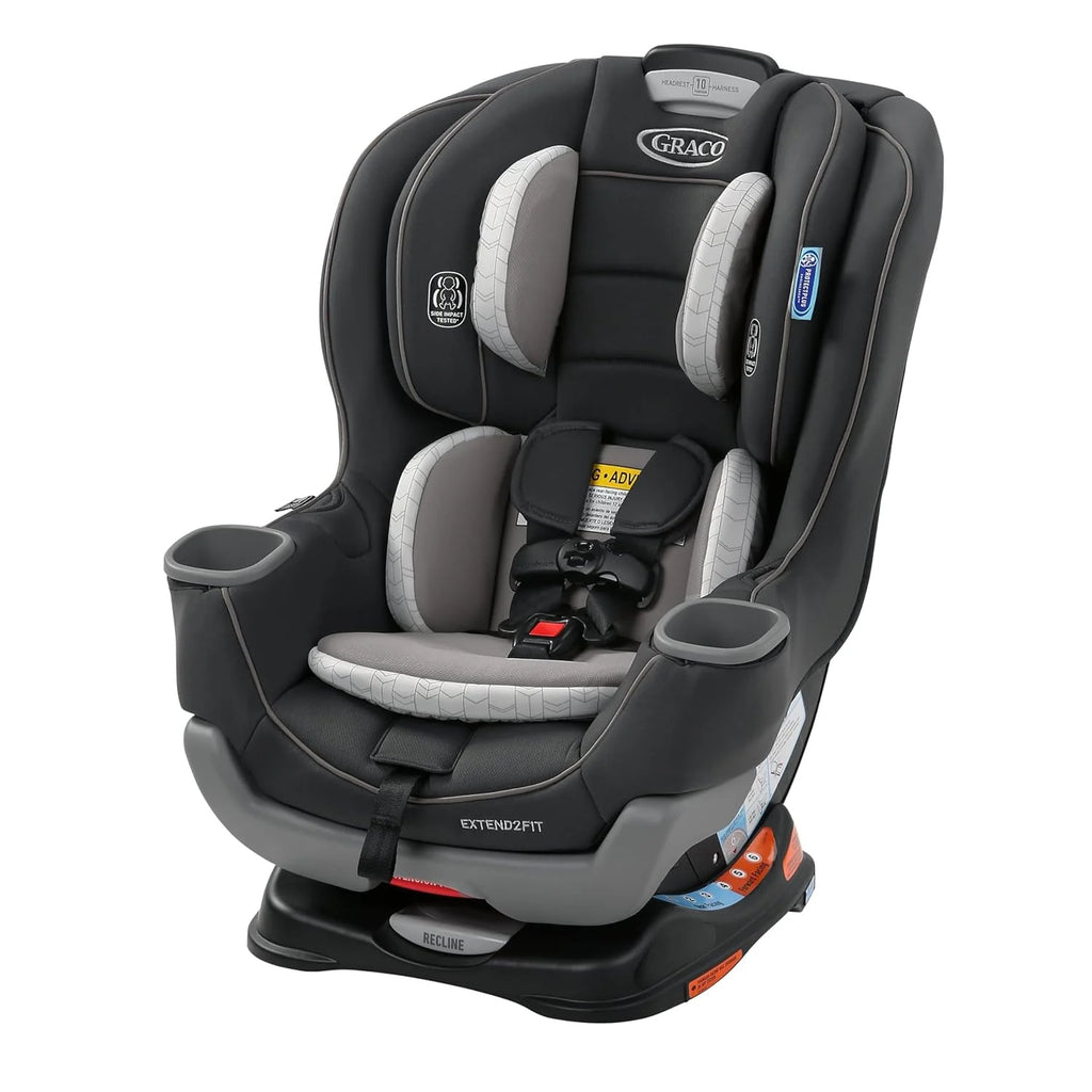 Extend2Fit Convertible Baby Car Seat, Rear and Forward Facing, Adjustable Extension Panel for Extra Legroom, Gotham - image 9