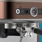 Philips Barista Brew Semi-Automatic Espresso Machine with Milk Frother, Silver Metal - image 3