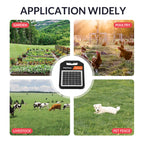 Andmon 10 Miles Solar Electric Fence Charger with Day or Night Mode - image 4