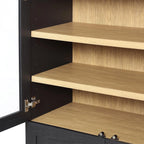 Better Homes & Gardens Juliet Kitchen Rounded Arch Cabinet, Rich Black - image 10