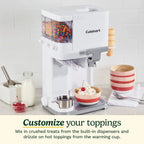 Cuisinart Soft Serve Ice Cream Machine- Mix It In Ice Cream Maker for Frozen Yogurt, Sorbet, Gelato, Drinks 1.5 Quart, White, ICE-48 - image 11