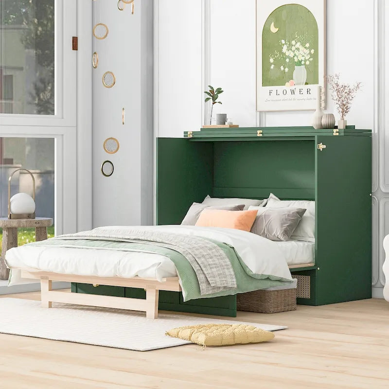 Nestfair Full-Size Murphy Bed with Spacious Drawers - image 2