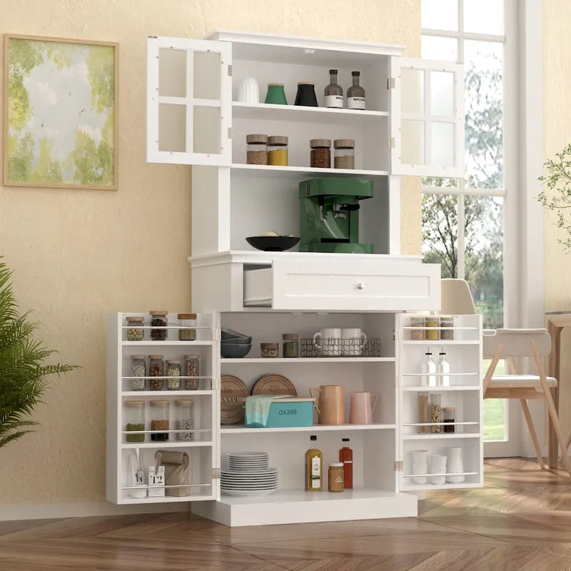 Spacious Kitchen Cabinet with Microwave Space - 30W x 69.3H - image 6