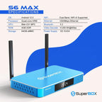 Superbox S6 Max Robot Vacuum, 6K Ultra HD, Voice Control - image 3