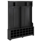 Merax Versatile Hall Tree with Hooks, Shelves, and 24 Shoe Storage Cubbies - image 10