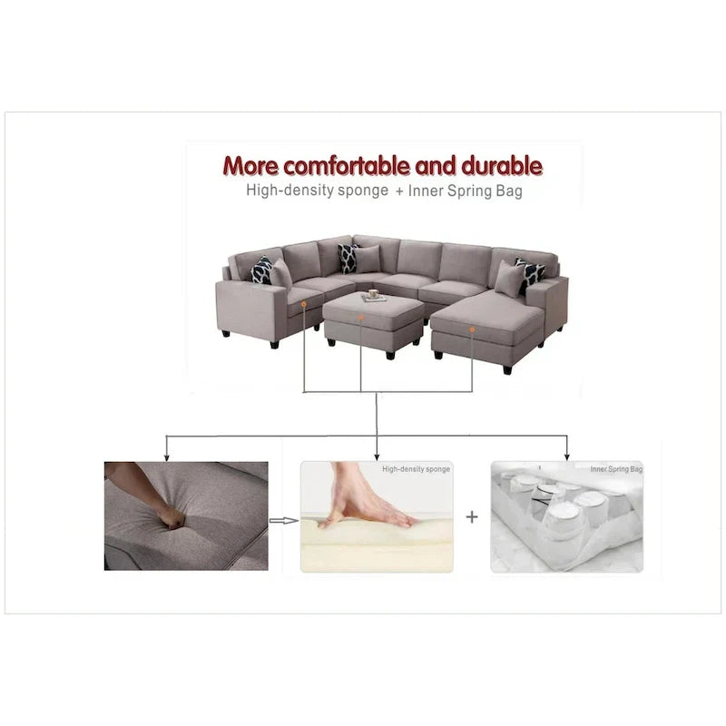 Versatile Reversible Sectional Sofa with Flexible Configuration - image 24