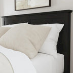 Homestyles Oak Park Black Wood Queen Bed and Nightstand Set - 2 Pieces - image 9