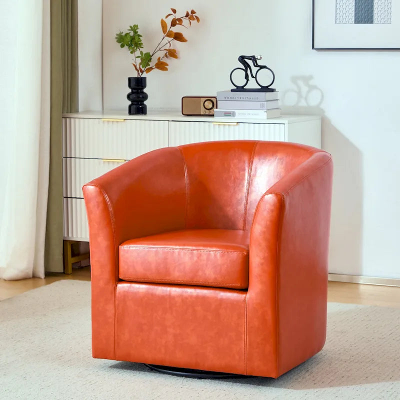 Christopher Knight Home Daymian Swivel Club Chair - Dimensions: 29" D x 30.2" W x 30.5" H - image 7