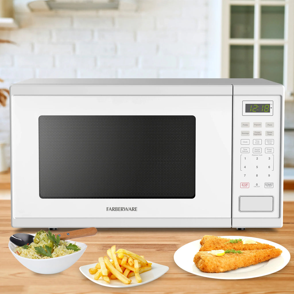 Farberware FMGZ09BKA 0.9 Cu. Ft. Microwave Oven, 900W, Digital Control, LED Display, 6 Cooking Presets, Black - image 28