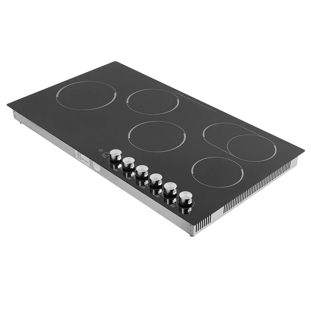 110V Modern Black Electric Cooktop Electric Stovetop 5 Burners Electric Cooktop for Homes, Restaurants - image 18