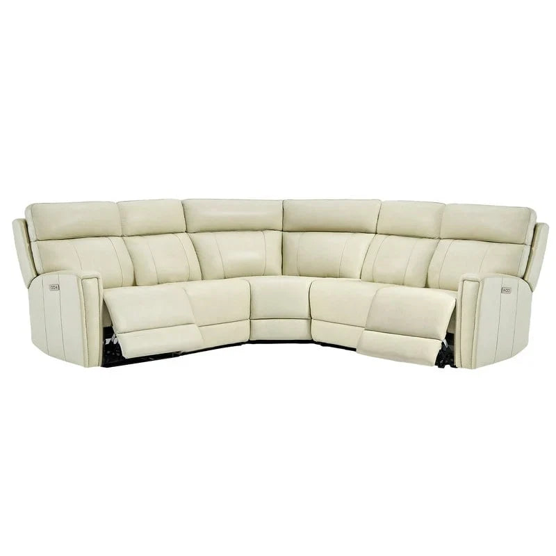 104" 3-Color Genuine Leather Power Reclining Sectional Sofa with Zero Gravity Feature, USB & USB-C Ports, and 2 Stationary Armless Chairs - image 30