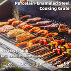 Upgraded 4 Burner BBQ Propane Gas Grill with Cast Iron Grates & Side Stove, 44,000 BTU Stainless Steel Burner Barbecue Grill for Patio, Camping, Outdoor Cooking. - image 17