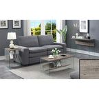 SoHo Glass End Table with Shelf by Convenience Concepts - image 14