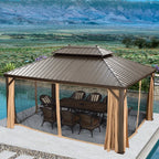 16 Ft. W x 12 FT. D Aluminum Patio Gazebo - image 2