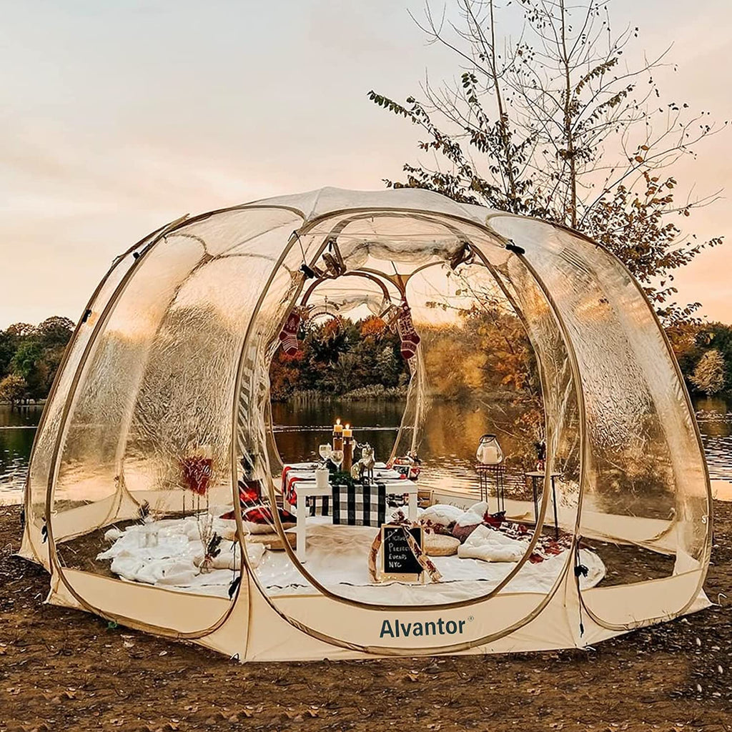 Alvantor Bubble Tent Pop Up Gazebo, 8-10 Person Igloo Dome Garden Patio Canopy Shelter - image 10