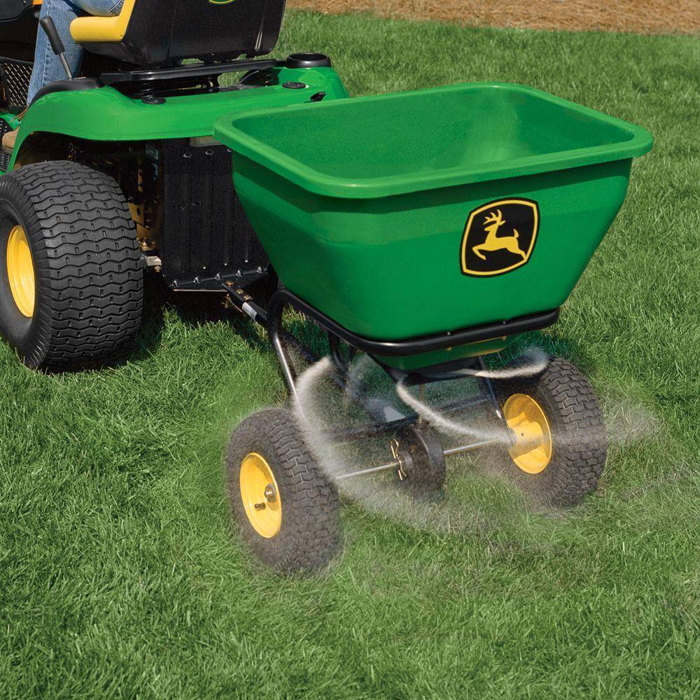 2025 175 lb Tow-Behind Broadcast Spreader, Rustproof Poly Hopper, Universal Fit - image 3
