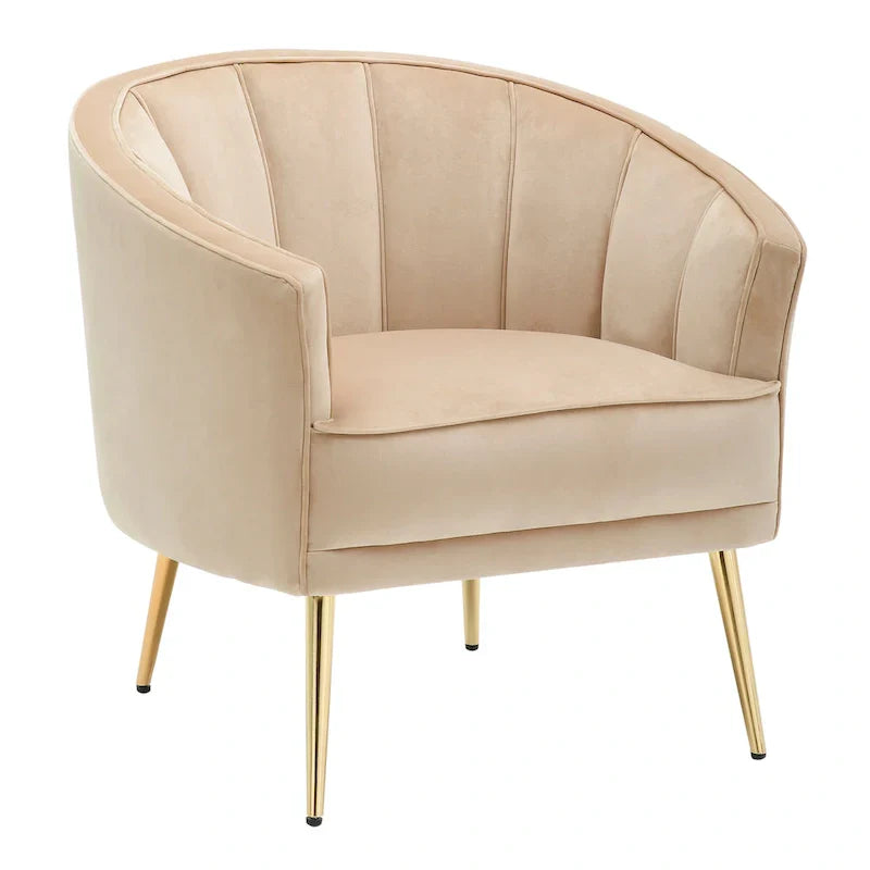Randolf Velvet Accent Chair in Silver Orchid - image 7