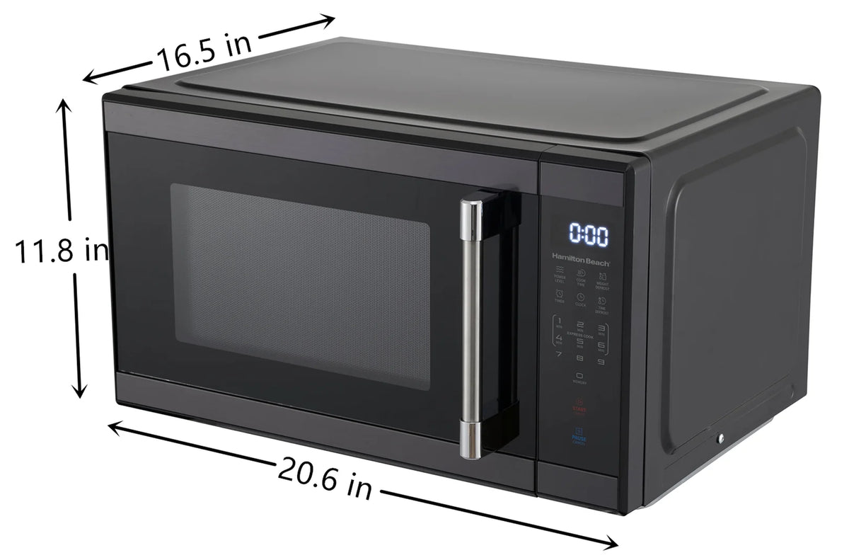 Hamilton Beach 1.1 Cu. Ft. Countertop Microwave Oven, 1000 Watts, White Stainless Steel - image 18