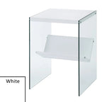SoHo Glass End Table with Shelf by Convenience Concepts - image 20