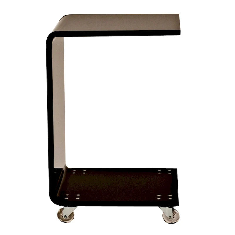 C-Shaped 100% Acrylic Accent Table for Indoor/Outdoor Use - image 4