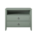 Drawer Nightstand, Green - image 7