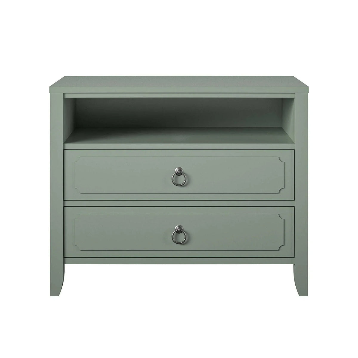 Drawer Nightstand, Green - image 7