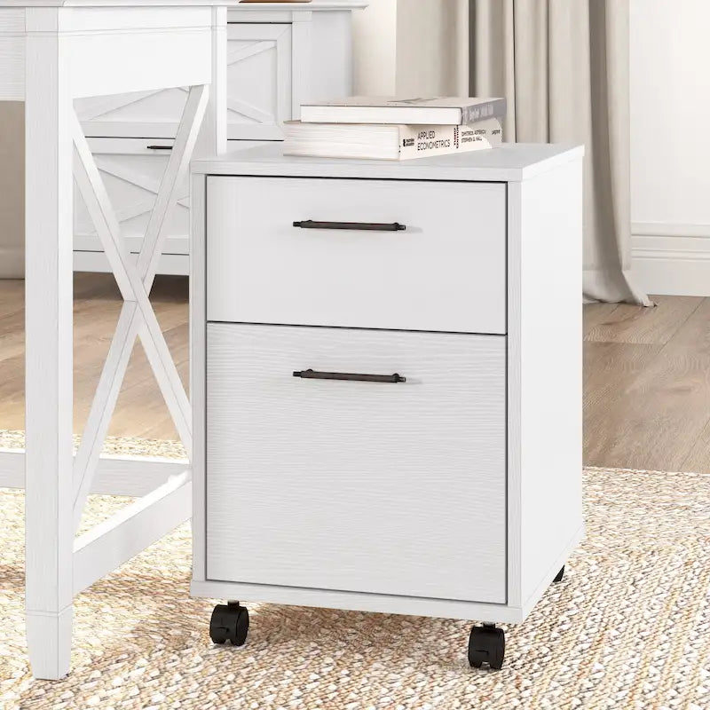 Bush Furniture Key West Mobile File Cabinet with 2 Drawers - image 2