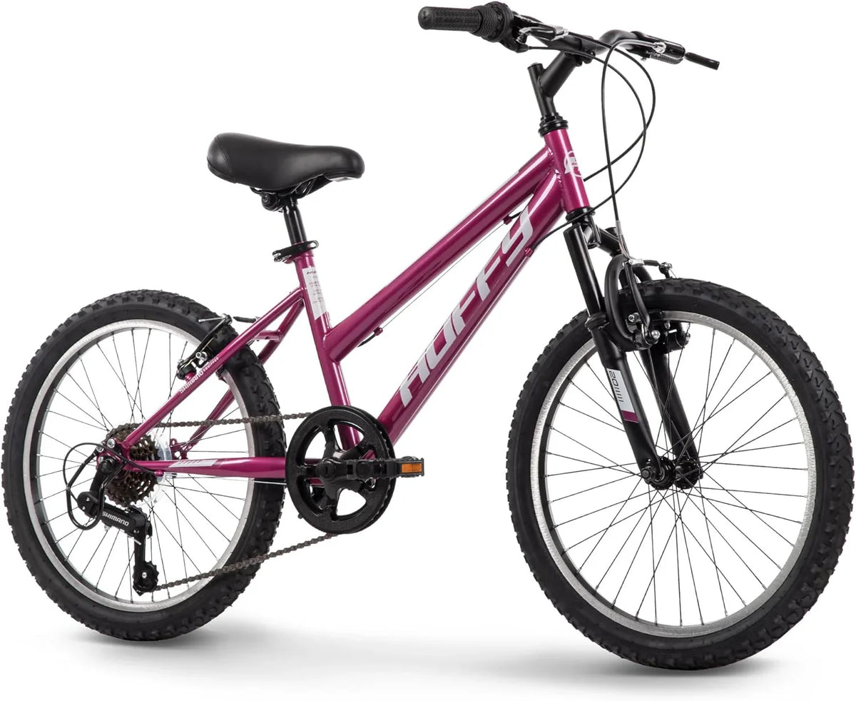 Huffy Stone Mountain Hardtail Mountain Bike for Boys/Girls/Men/Women, 20"/24"/26" Sizes, 6 or 21 Speed Shimano Twist Shifting, Front or Dual Suspension, Comfort Saddle, Sleek Colors - image 2