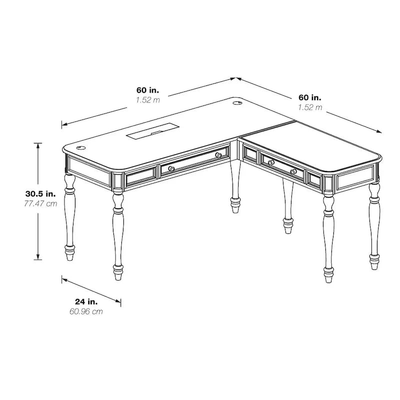 Country Meadows Corner Desk - image 6