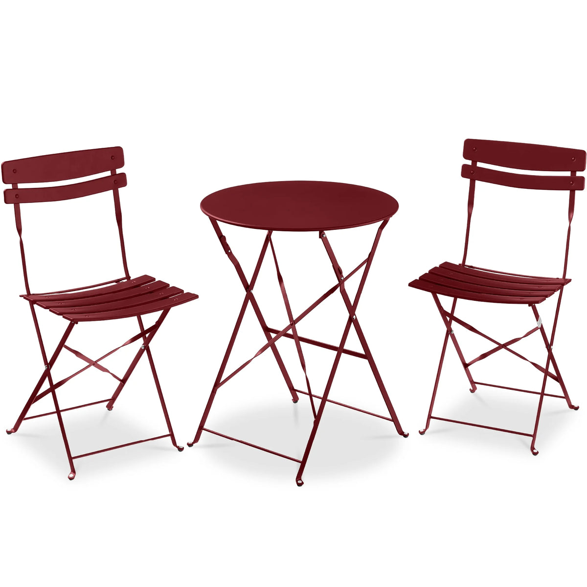 Best Choice Products 3-Piece Small Bistro Set, Folding Patio Furniture Set of 2 Chairs and Table - Black - image 140