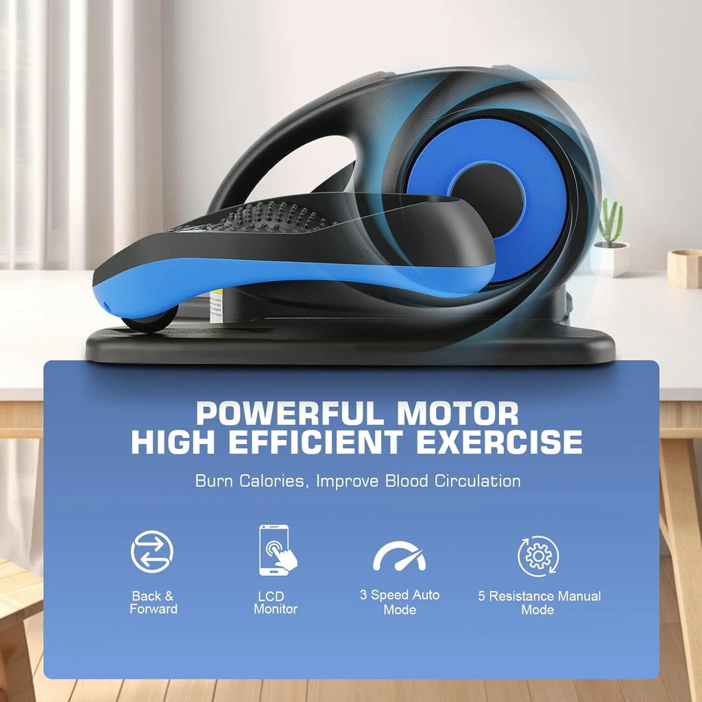 Under Desk Elliptical, Electric Ellipse Leg Exerciser While Sitting for Seniors Adults, Quiet Portable Motorized Seated Foot Pedal Exerciser with Remote Control for Home Office Use - image 12