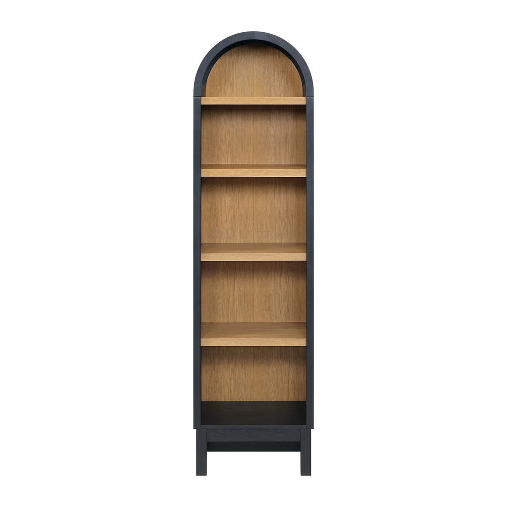 Better Homes & Gardens Juliet Narrow Arch Bookcase, Deep Green and Light Honey - image 29