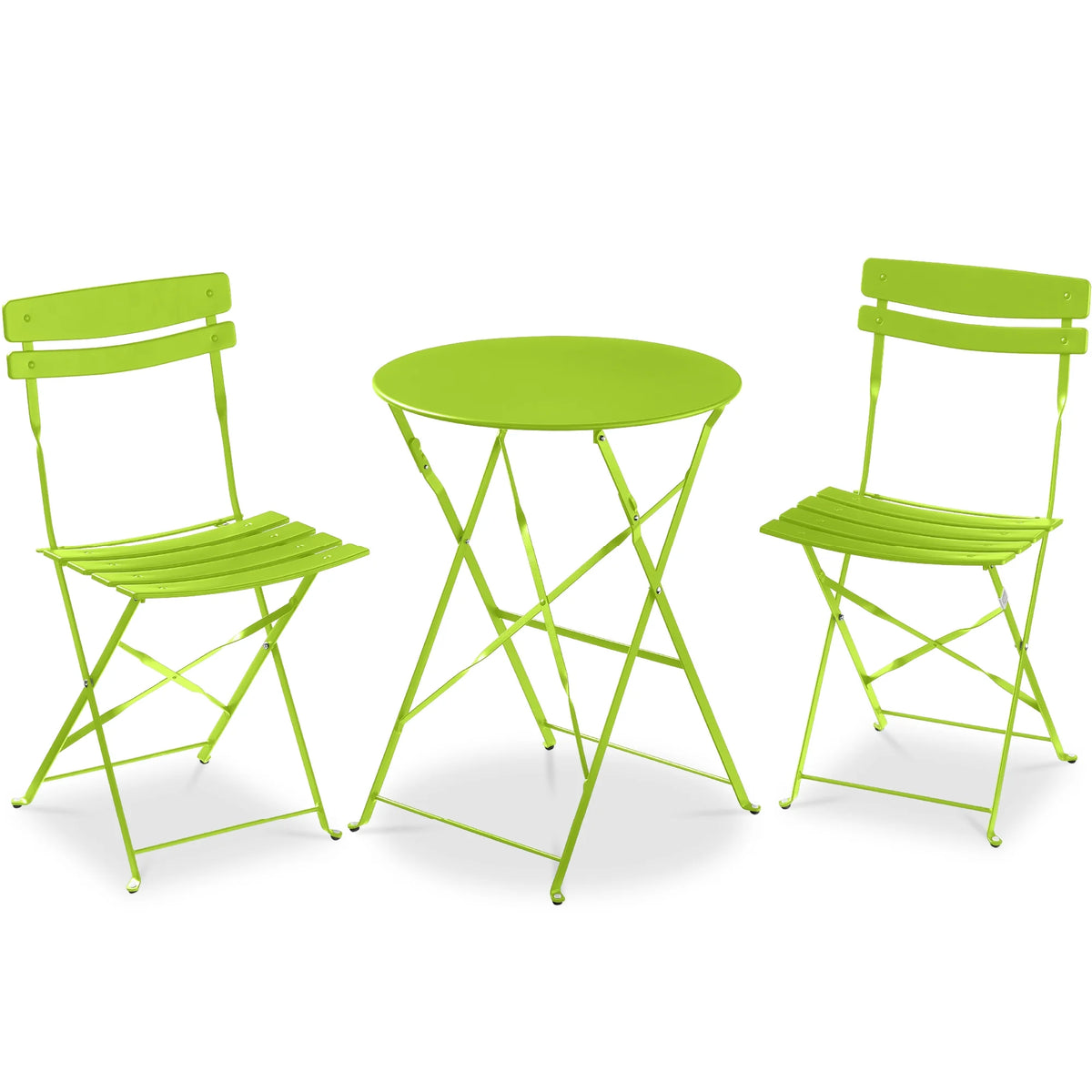 Best Choice Products 3-Piece Small Bistro Set, Folding Patio Furniture Set of 2 Chairs and Table - Black - image 37