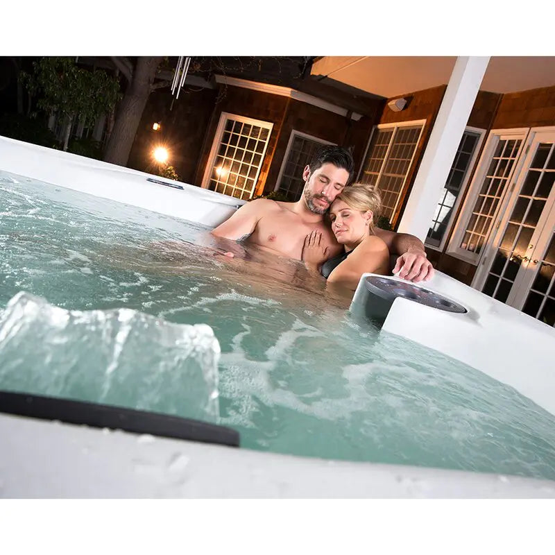 Lifesmart Spas 5 - Person 23 - Jet Rectangular Plug And Play Hot Tub with Ozonator in Espresso - image 4