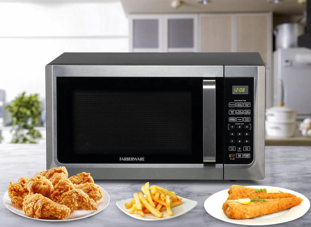 Farberware FMGZ09BKA 0.9 Cu. Ft. Microwave Oven, 900W, Digital Control, LED Display, 6 Cooking Presets, Black - image 21
