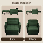 Sofa Bed Chair 3 in 1 Convertible Pullout Single Sleeper Chair Bed Spacious Multifunctional Sofa - image 30