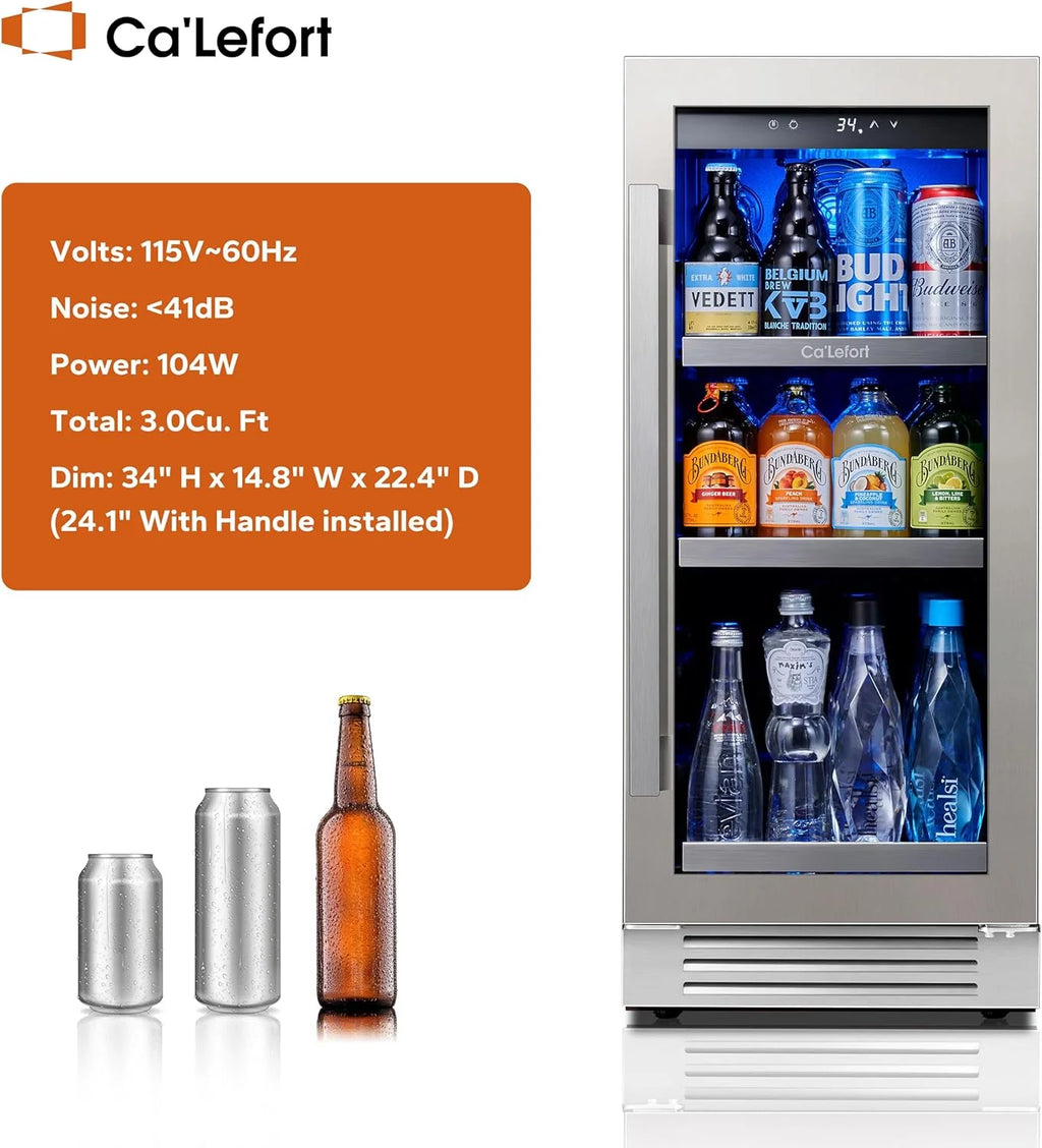 24'' Wine Cooler Refrigerator - 46 Bottle Wine Fridge Dual Zone with Modern Touch Intelligent Digital 40°-65°F Low Noise, Built in or Freestanding Wine Cooler for Home and Kitchen - image 21