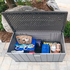 568-Liter Outdoor Storage Deck Box - Model 60384U - image 4