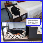Penn-Plax Buddy Bunk Multi-Level Bed / Pet Stairs for High Beds and Couches / 3 Step System for Small Sized Dogs and Cats / Practical and Accommodating for Modern Homes (DOGF60) - image 6