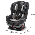 Extend2Fit Convertible Baby Car Seat, Rear and Forward Facing, Adjustable Extension Panel for Extra Legroom, Gotham - image 3