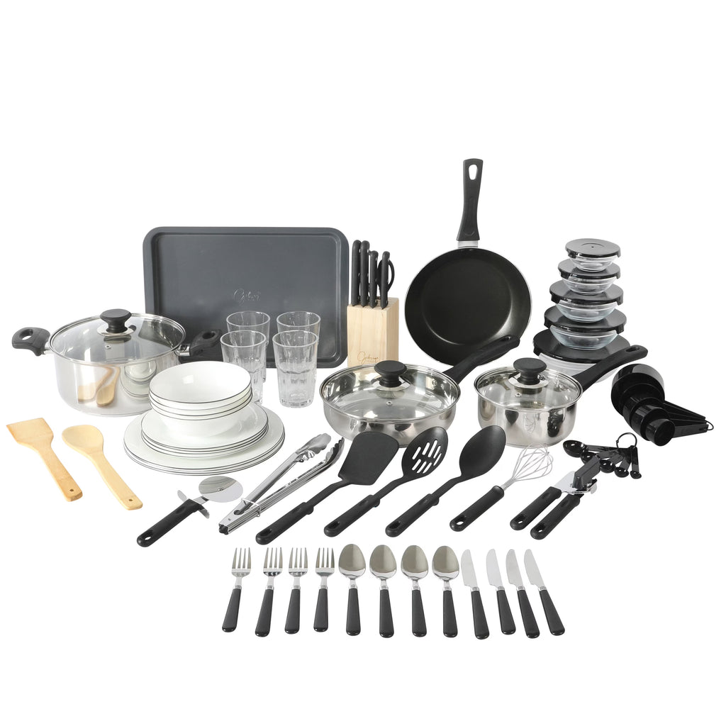 Gibson Home 71-Piece Stainless Steel Silver Cookware Combo Set - image 1