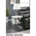 SoHo Glass End Table with Shelf by Convenience Concepts - image 25